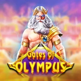 Gates of Olympus slot logo by Pragmatic Play at Shiny Joker CasinoGates of Olympus