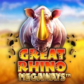 Official Slots logo: Great Rhino Megaways by Pragmatic Play at Shiny Joker Casino