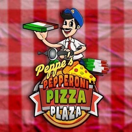Peppe’s Pepperoni Pizza Plaza slot visual from Pragmatic Play available on shinyjoker.co