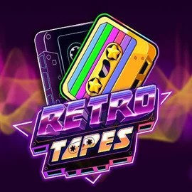 Retro Tapes by Push Gaming, showcased at shinyjoker.co – game logo