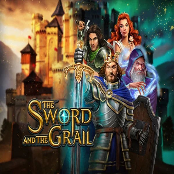 The Sword and the Grail logo by Play'n GO at Shiny Joker Casino